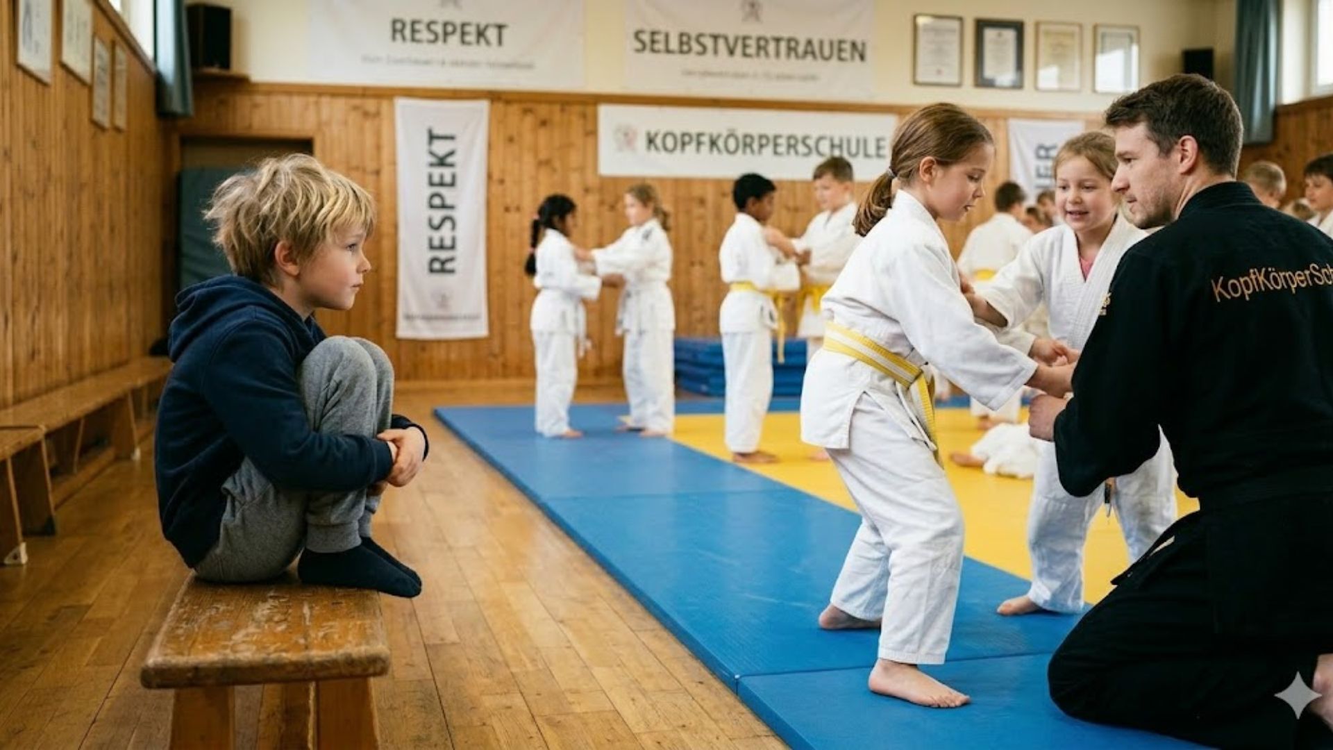 Schüchterne Kinder Kampfsport: Vom Zuschauer zum aktiven Teilnehmer